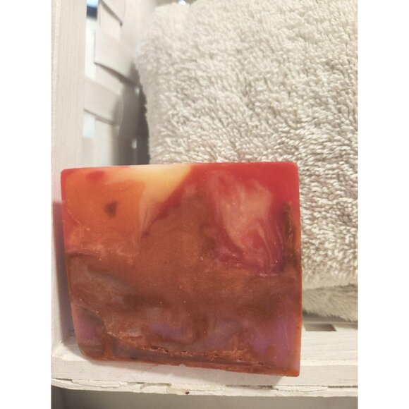 Three Pack Glycerine Orange Mango Art Soap Bar Decorative Spa 3 Pack - Picture 10 of 10